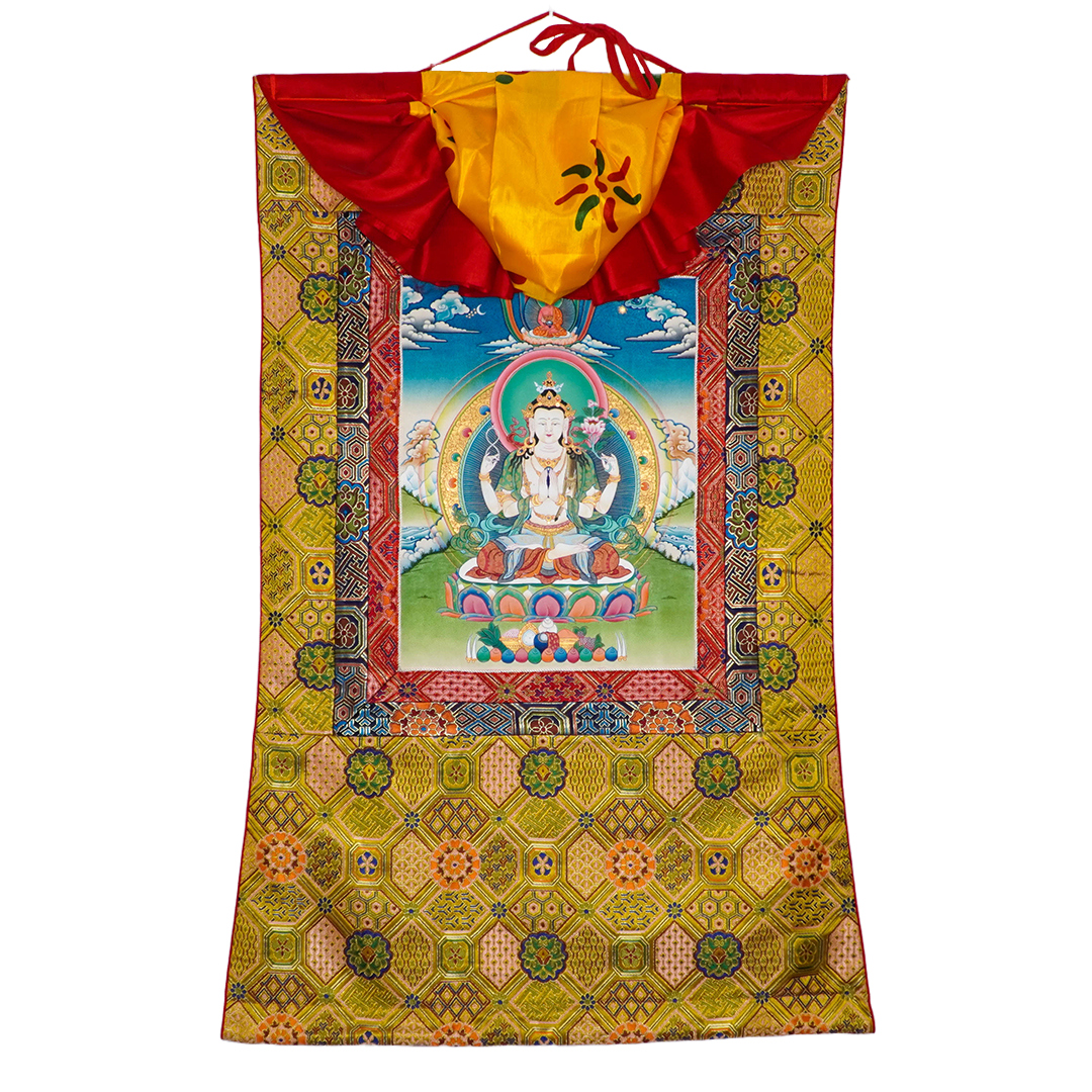 Avalokiteshvara - Chenrezig Thangka, Variante B