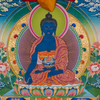 Medizin-Buddha Thangka